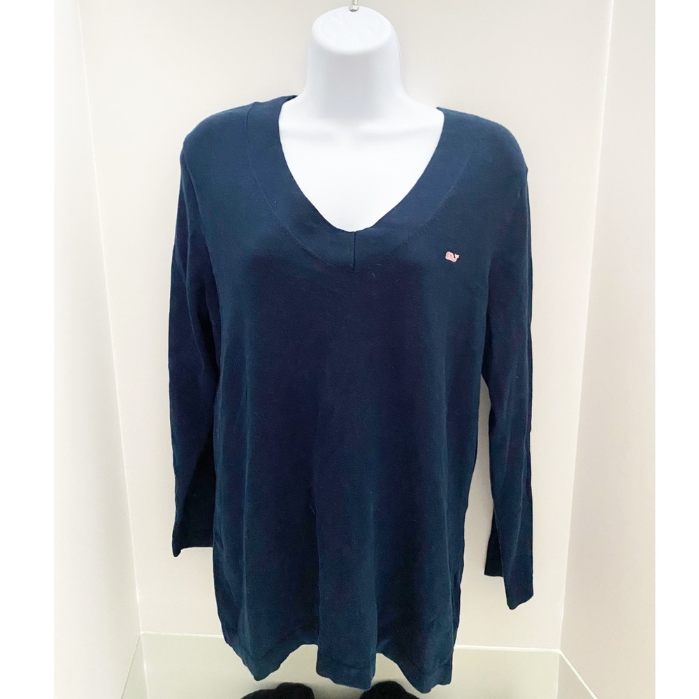 Vineyard Vines Pima Cotton Vneck Sweater